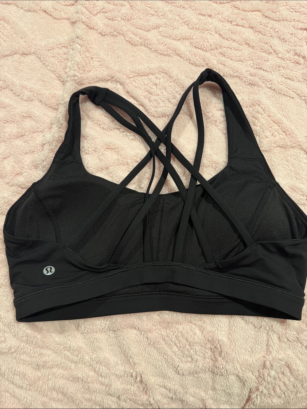 lululemon athletica Black Strappy Low-Impact Sports Bra